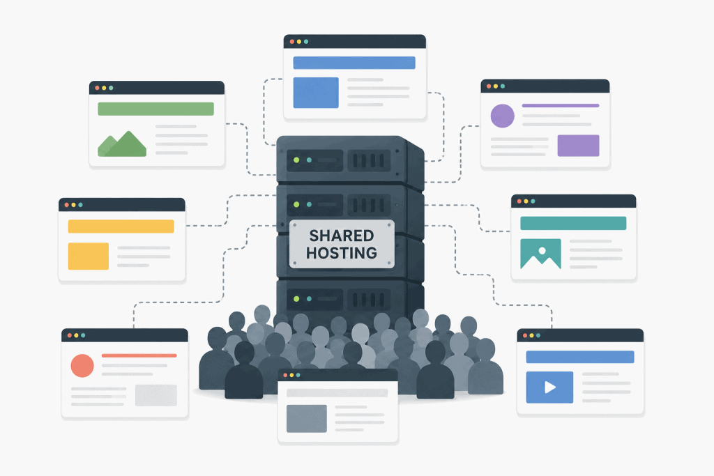 shared hosting is cheap but crowded